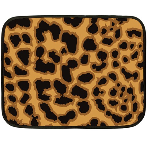 Leopard Print Spots Fleece Blanket (Mini) from ArtsNow.com 35 x27  Blanket