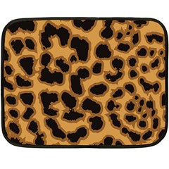 Leopard Print Spots Double Sided Fleece Blanket (Mini) from ArtsNow.com 35 x27  Blanket Front