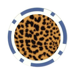 Leopard Print Spots Poker Chip Card Guard (10 pack) from ArtsNow.com Front