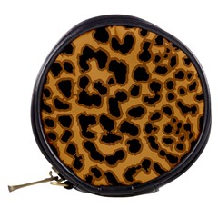 Leopard Print Spots Mini Makeup Bag from ArtsNow.com Back