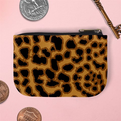 Leopard Print Spots Mini Coin Purse from ArtsNow.com Back