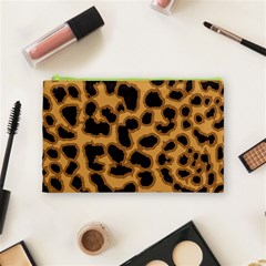 Leopard Print Spots Cosmetic Bag (Medium) from ArtsNow.com Front