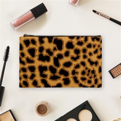 Leopard Print Spots Cosmetic Bag (Medium) from ArtsNow.com Front