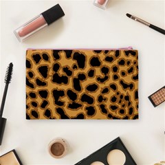 Leopard Print Spots Cosmetic Bag (Medium) from ArtsNow.com Back