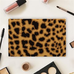 Leopard Print Spots Cosmetic Bag (Large) from ArtsNow.com Front