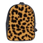 Leopard Print Spots School Bag (Large)