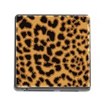 Leopard Print Spots Memory Card Reader (Square 5 Slot)