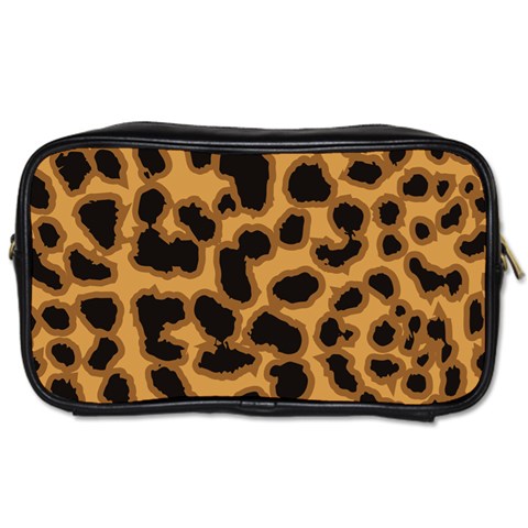 Leopard Print Spots Toiletries Bag (One Side) from ArtsNow.com Front