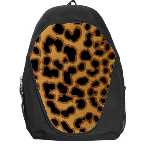 Leopard Print Spots Backpack Bag from ArtsNow.com Front