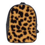 Leopard Print Spots School Bag (XL)