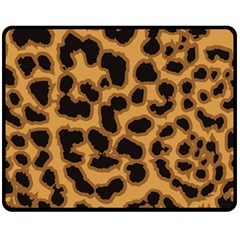 Leopard Print Spots Double Sided Fleece Blanket (Medium) from ArtsNow.com 58.8 x47.4  Blanket Front