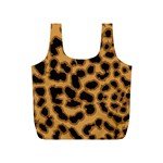 Leopard Print Spots Full Print Recycle Bag (S)