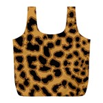 Leopard Print Spots Full Print Recycle Bag (L)