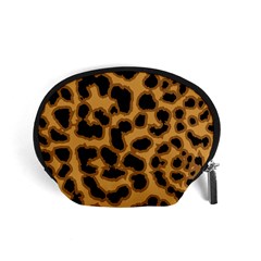 Leopard Print Spots Accessory Pouch (Small) from ArtsNow.com Front