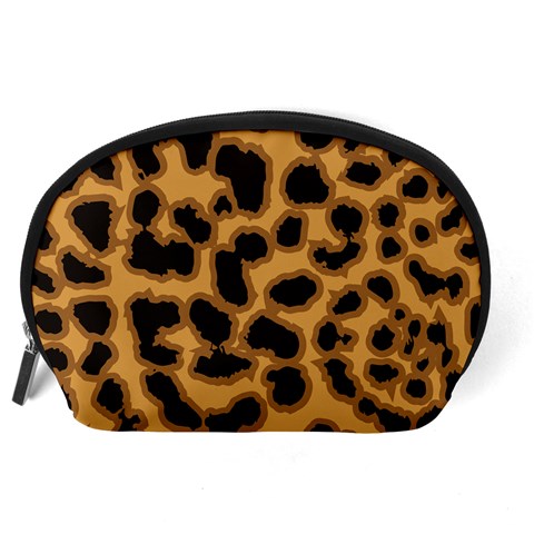 Leopard Print Spots Accessory Pouch (Large) from ArtsNow.com Back