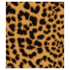 Leopard Print Spots Drawstring Pouch (Small) from ArtsNow.com Front