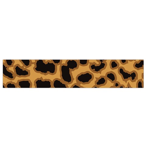 Leopard Print Spots Small Flano Scarf from ArtsNow.com Front