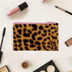 Leopard Print Spots Cosmetic Bag (XS) from ArtsNow.com Back