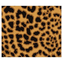 Leopard Print Spots Zipper Large Tote Bag from ArtsNow.com Front