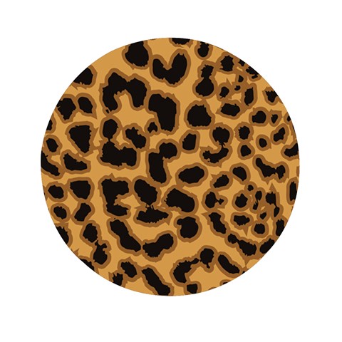 Leopard Print Spots Mini Round Mirror from ArtsNow.com Front