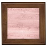 Pink Wood Framed Tile