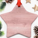 Pink Wood Ornament (Star)