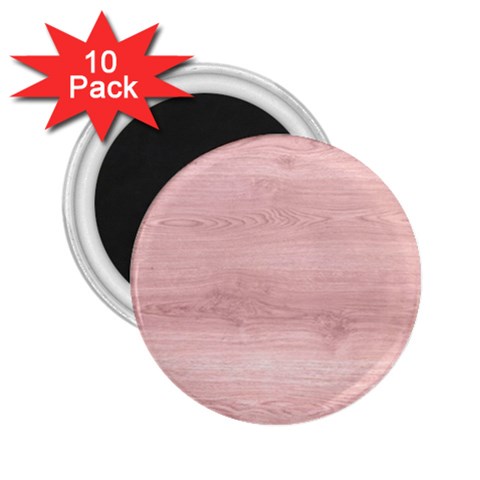 Pink Wood 2.25  Magnet (10 pack) from ArtsNow.com Front