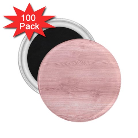 Pink Wood 2.25  Magnet (100 pack)  from ArtsNow.com Front