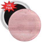 Pink Wood 3  Magnet (100 pack)