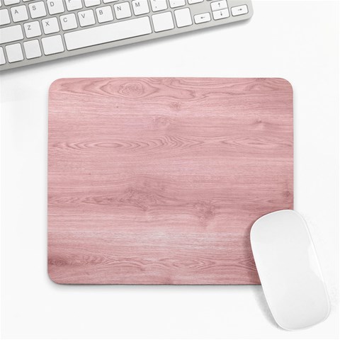 Pink Wood Large Mousepad from ArtsNow.com Front