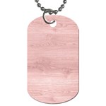 Pink Wood Dog Tag (One Side)