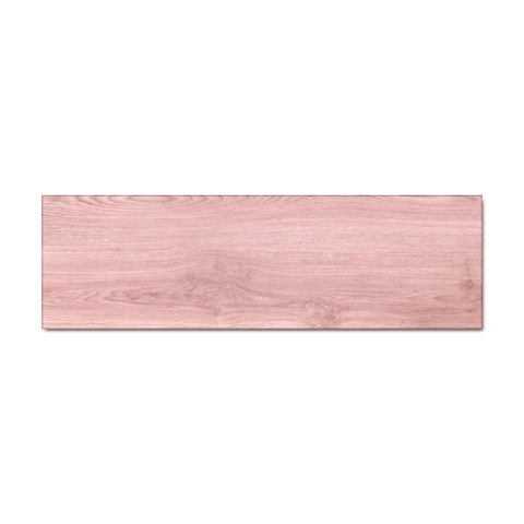 Pink Wood Sticker Bumper (100 pack) from ArtsNow.com Front