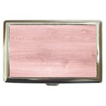 Pink Wood Cigarette Money Case