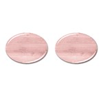 Pink Wood Cufflinks (Oval)