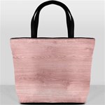 Pink Wood Bucket Bag