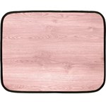 Pink Wood Double Sided Fleece Blanket (Mini)