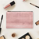 Pink Wood Cosmetic Bag (Medium)