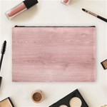 Pink Wood Cosmetic Bag (Large)