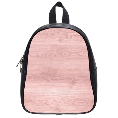 Pink Wood School Bag (Small) from ArtsNow.com Front