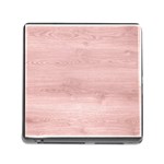 Pink Wood Memory Card Reader (Square 5 Slot)