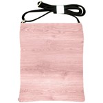 Pink Wood Shoulder Sling Bag