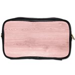 Pink Wood Toiletries Bag (Two Sides)