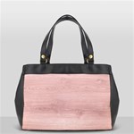 Pink Wood Oversize Office Handbag