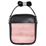 Pink Wood Girls Sling Bag