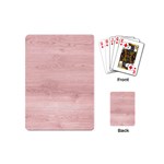 Pink Wood Playing Cards Single Design (Mini)