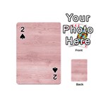 Pink Wood Playing Cards 54 Designs (Mini)