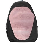 Pink Wood Backpack Bag