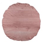 Pink Wood Large 18  Premium Round Cushion 