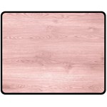 Pink Wood Double Sided Fleece Blanket (Medium)