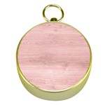 Pink Wood Gold Compass